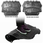 Front Engine Splash Shield For A3 2006-2013 Under Cover Direct Replace Black