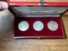 1992-1994 Vatican Michelangelo s Artwork 3 Sterling Silver Medals W coa