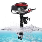Hangkai 7hp 196cc Outboard Motor Fishing Boat Engine Motor Air Cooling System