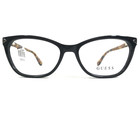Guess Eyeglasses Frames Gu2668 001 Black Brown Tortoise Cat Eye 52-16-140