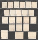 Slovakia During Ww2 Very Rare 1939 Ovpt Set Scott 2-23 Perfect Mnh Expertized