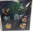 Nip Disney Pin Villains Booster Set Of 7 Maleficent Hades Ursula Scar Cruella
