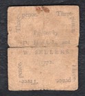 Pa-150 April 3  1772 3d Three Pence Pennsylvania Colonial Currency Note