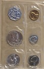 1961 P Mint Set 5 Coins Silver