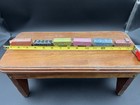 Vintage Mini Die Cast Toy Train Set  6 Pieces  Locomotive