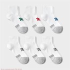 Kids  6pk Ankle Length Socks - All In Motion White M  see Deal    