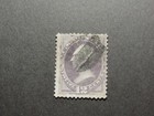 Us Stamp    Scott No 151   1870   12c Henry Clay   Violet    Perf 12   Vf  Nh
