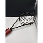 Vtg Twisted Wire Red Handle Potato Masher Primitive Farmhouse Kitchen Utensil