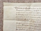 1544 Bordesley Birmingham Henry 8th Manuscript Latin Vellum Deed Document