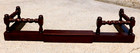 Victorian English Oak Barley Twist Expandable Fireplace Fender