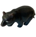 Vintage Tape Measure Sewing Figural Black Bear Celluloid Japan