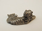 Vintage 1984 Hudson Fine Pewter Noah s Ark Tiger Animal  3276
