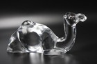 Baccarat Crystal Nativity Camel  Signed    baccarat France    