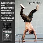 Energy Boosting Supplement D Aspartic Acid Powder Booster Muscle Building 120 Ct