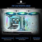 Thermalright Fw360 White Argb Cpu Water Cooler With 3 Pwm Fans With 2000rpm ips