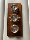 Vintage Springfield Instrument Co Weather Station Barometer Thermometer Humidity