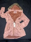 Women s Rose Parka Jacket Soft Faux Fur Lining Long Hair Hood Trim Full Zip Xl