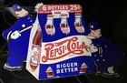 Pepsi Cola Thick Cardstock Pepsi Pete Six Pack Bottle Sign - Maker s Mark 40-20