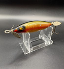 Rare Vintage Heddon Sos 160 Wood Lure - Early L-rig   Glass Eyes 