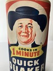 Vintage Quaker Oats 18 Oz Unopened Rare Cardboard Food Container Old