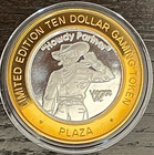 Plaza Hotel Casino  10 Silver Strike Token 2005 Vegas Vic New Case