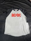Vintage Ac dc Shirt Sz Large Raglan Baseball Euc Vtg Y2k Angus Highway To Hell