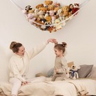 Stuffed Animal Storage Hammock Net Corner - Large Toy 1 Pack  White