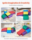 Climb Crawl Activity Play Set 5 Piece Kids Soft Foam Climbing Blocks Non-slip