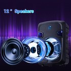 12   10000w Loud Large Party Speaker Bluetooth Heavy Bass Sound Party   Micphone