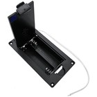 Twin 2x two Aa Panel Mount Battery Holder Case Box 3v With Timer Power Switch
