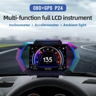 Digital Car Speedometer Obd2 Gps Headup Display Hud Lnclinometer Rpm Alarm Gauge