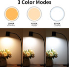 Desk Lamp usb Clip On Light book Lights For Reading At Night 3 Color Modes 10 Br