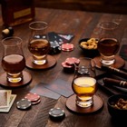 Whiskey Glasses Set Of 6 - Clear Mint Julep Shot Glass Bar 6 