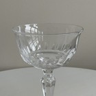 Champagne Coupe  Elegant Cut Glass Antique Vintage From 1950s Drinking Glass 5 