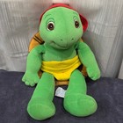 Vintage Eden Franklin The Turtle Plush Stuffed Animal Red Baseball Cap Toy