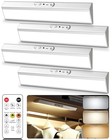 Motion Sensor Closet Lights With Eye Protection Design 400 Lumen 4 Pack Silver
