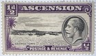 Travelstamps  1934 Ascension Stamps Sg 21   Sc 23 - 14 Perf - Kgv - Mint Mogh