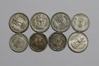 India 1 Rupee - 8 Coins Collection B49  1433