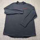 Georgia Bulldogs Nike Mock Neck Shirt Men Xl Black Baseball Stretch Long Sleeve