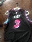Nike Miami Heat Vice City Edition Dwayne Wade Swingman Nba Jersey Size Youth Xl