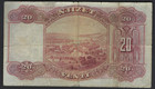 1926 Albania 20 Franka Ari  20a Circulated