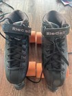 Riedell R3 Cayman Roller Derby Speed Skates Black  Size 8  Indoor outdoor