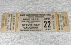 Stevie Ray Vaughan 1990 Original Unused Concert Ticket Double Trouble Omaha Srv