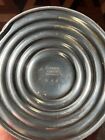 Vtg Empire Pewter Weighted Candlestick Pair 8 x3 3 4  - 840
