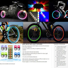 Auto Wheel Tire Air Tyre Stem Led Car Bike Valve Light Cap Cover Accessories Kit