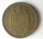 1947  53  Spain Peseta - Excellent High Value Coin - Free Ship - Bin  155