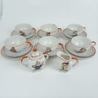 Disney Snow White   Seven Dwarfs Child s Tea Set Vintage 1937 Japan 20 Pieces