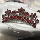 Antique Victorian Genuine Rose Cut Garnets Tiara Crown Brooch Pin C Clasp