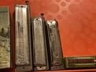 Hohner Chromatic Harmonica Lot Key C W  Case Echo Harp Vest Pocket Harp