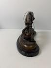 2010 Delaware Park Bronze   Marble Horse   Jockey Statue